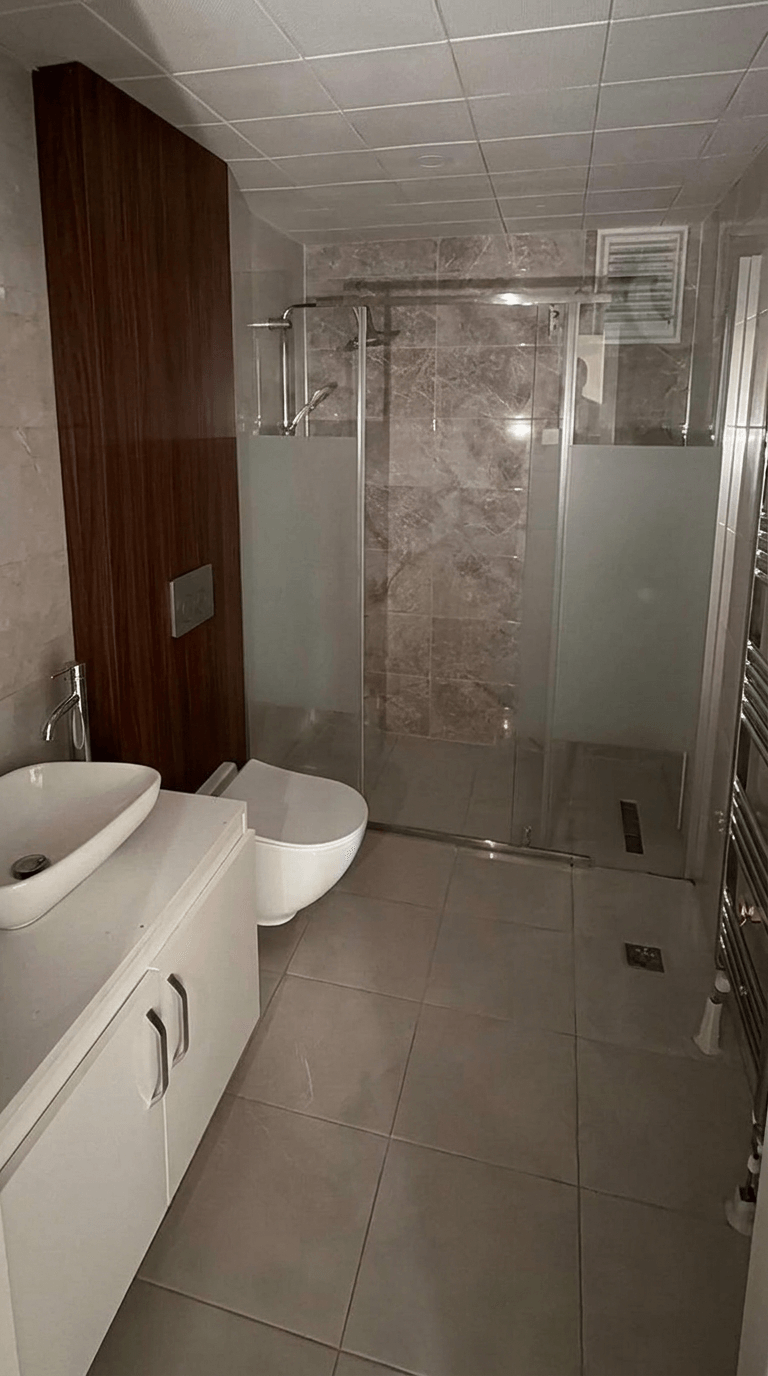 Bathroom interior in Contemporary style — photo by GenRoom AI