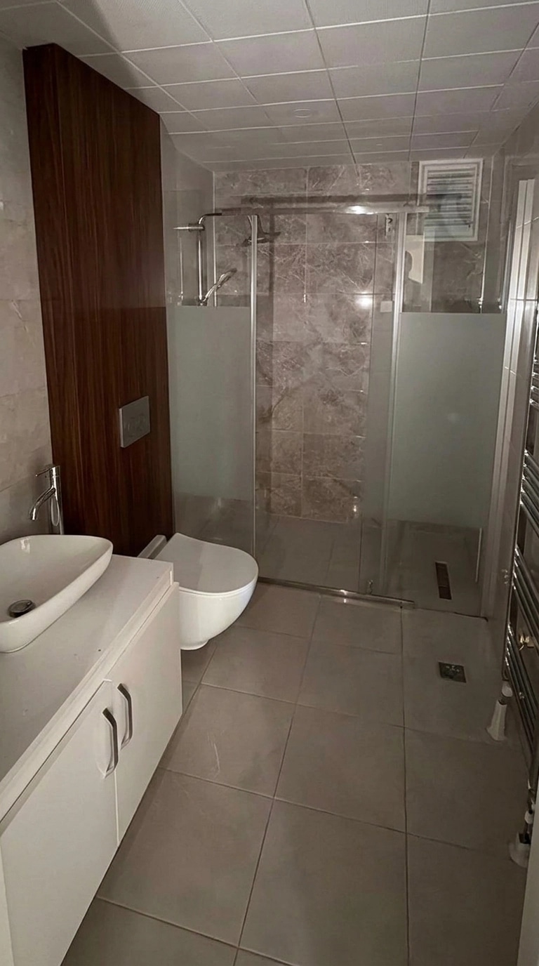 Contemporary Bathroom design — interior photo by GenRoom AI