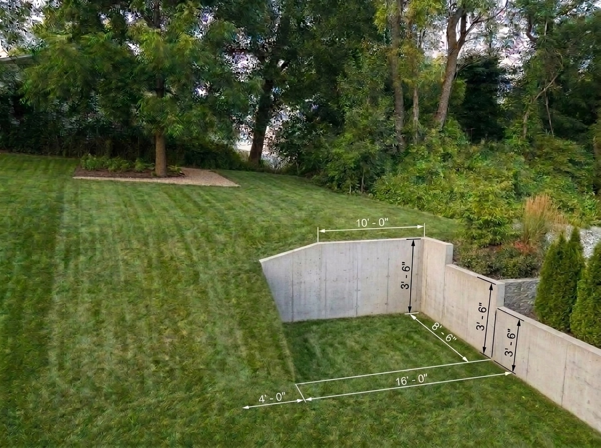 Landscape design in Minimalist Yard style — Yard by GenRoom AI