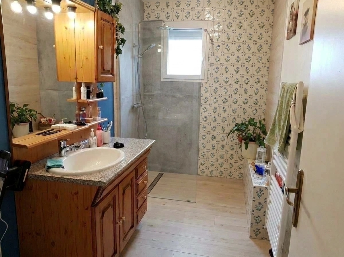 Bathroom interior in no_style style — photo by GenRoom AI