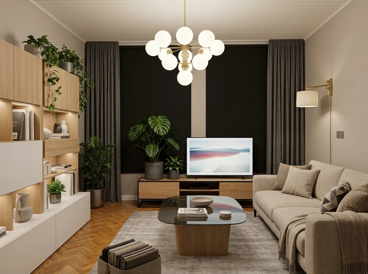 Interior design in Contemporary style — Living Room by GenRoom AI