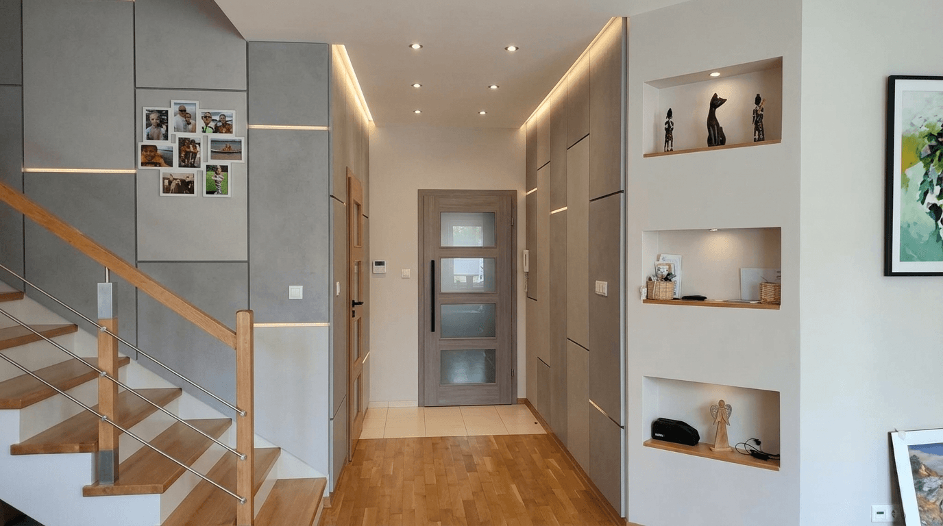 Hallway interior in no_style style — photo by GenRoom AI