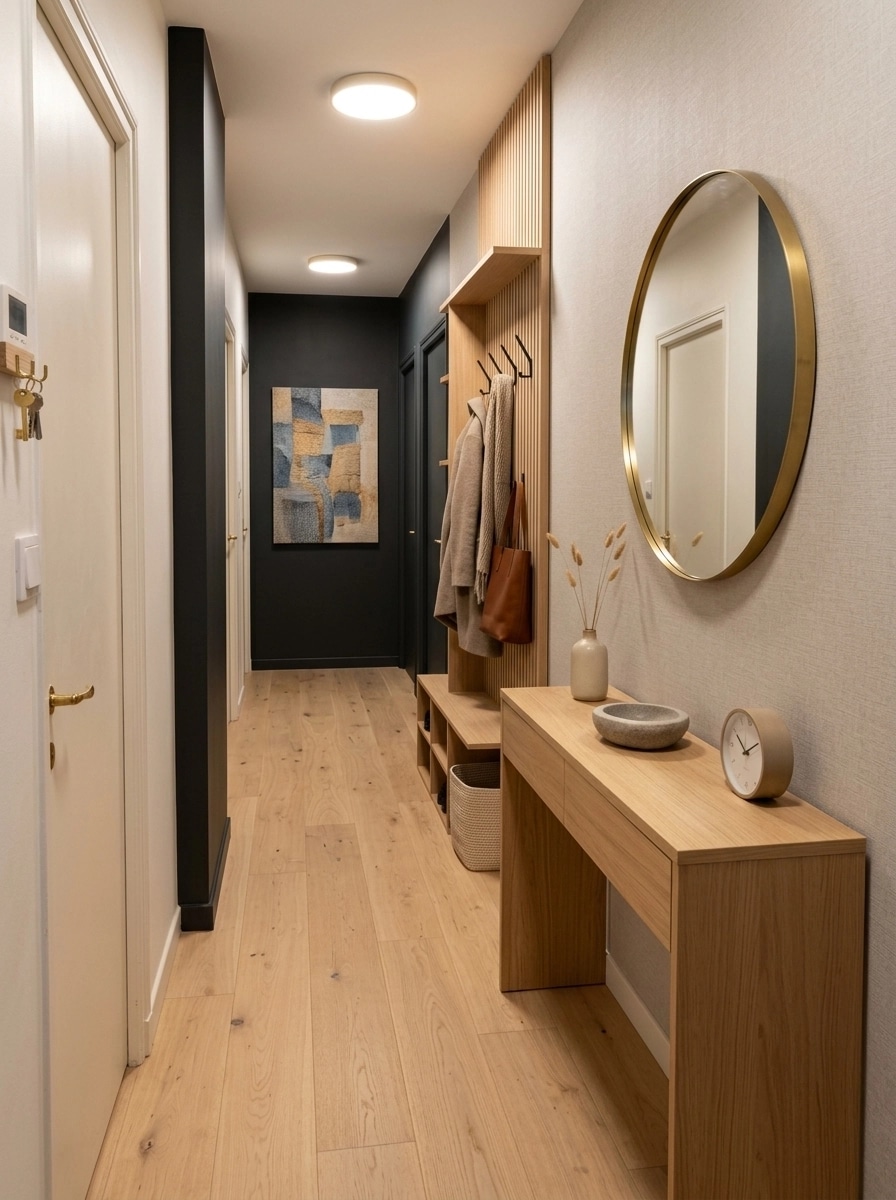Interior design in Scandinavian style — Hallway by GenRoom AI