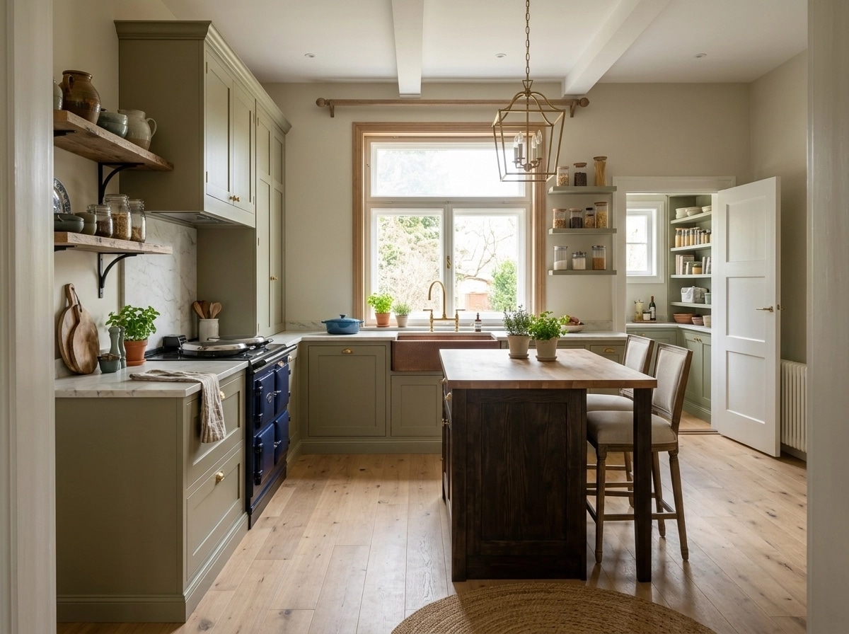 Modern Farmhouse Kitchen design — interior photo by GenRoom AI