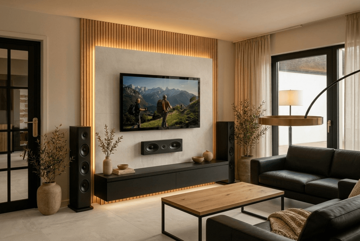 Interior design in Japandi style — Living Room by GenRoom AI