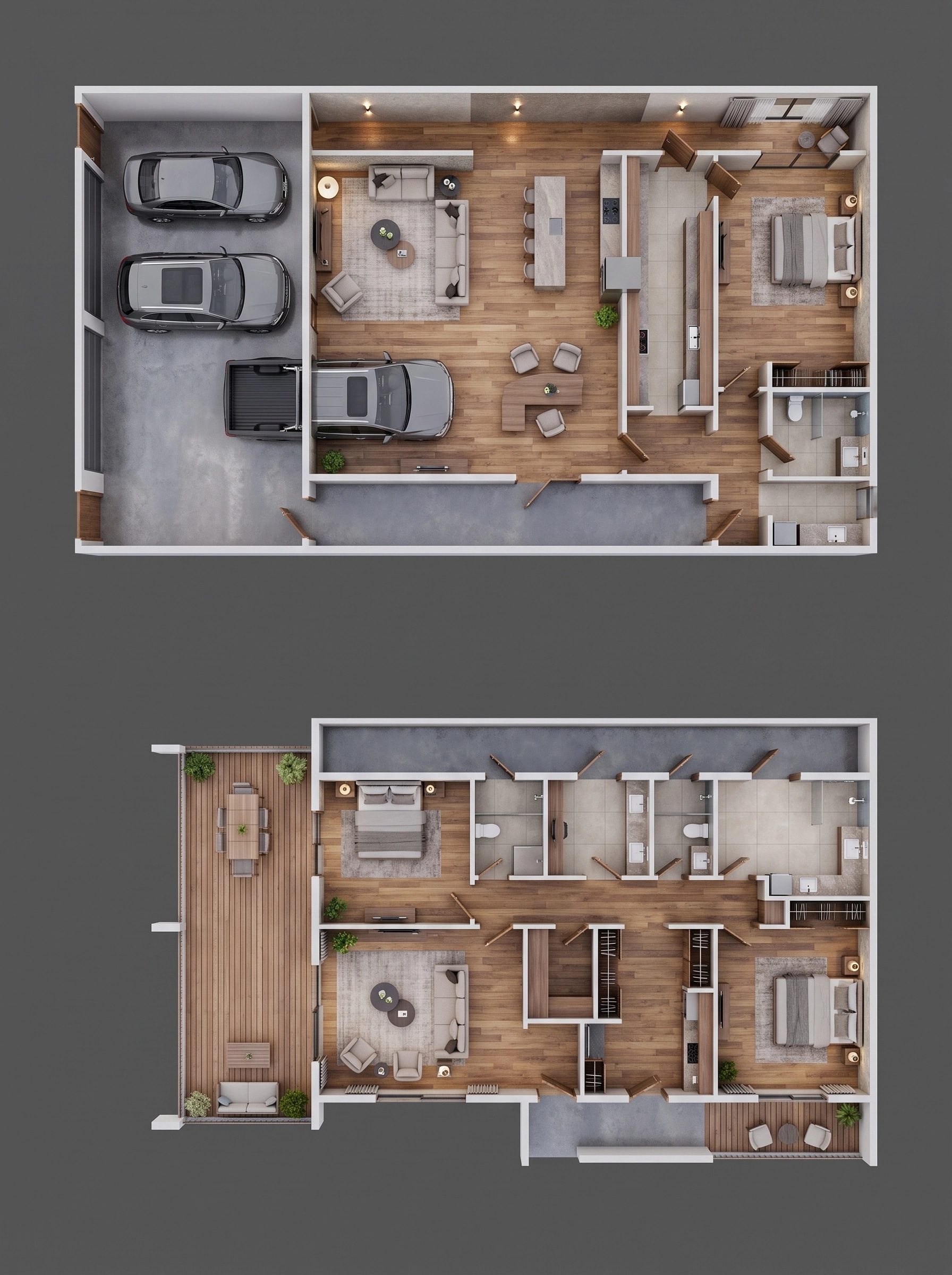 Interior design in Contemporary style — Living Room by GenRoom AI