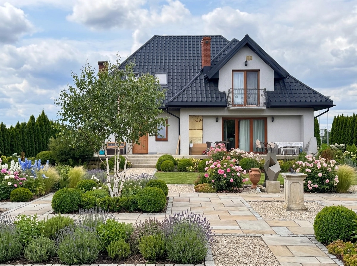 Yard design in no_style style — photo by GenRoom AI