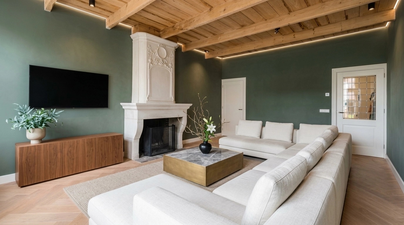 Minimalism Living Room design — interior photo by GenRoom AI