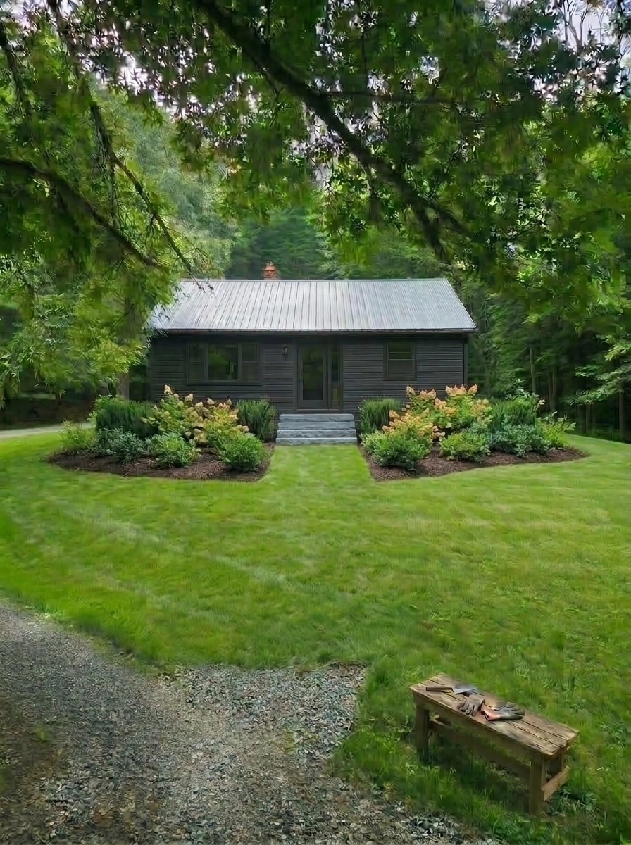 Landscape design in Eco Natural Garden style — Yard by GenRoom AI