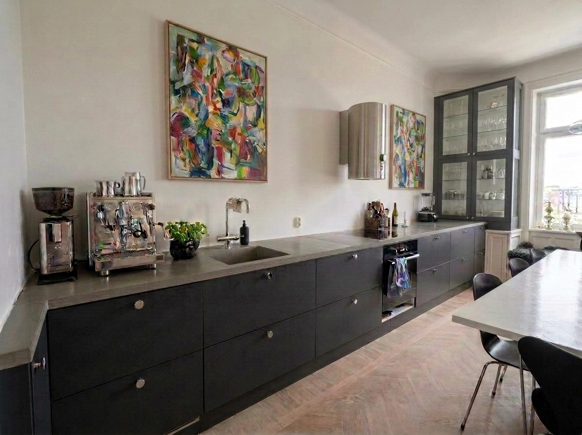 Minimalism Kitchen design — interior photo by GenRoom AI