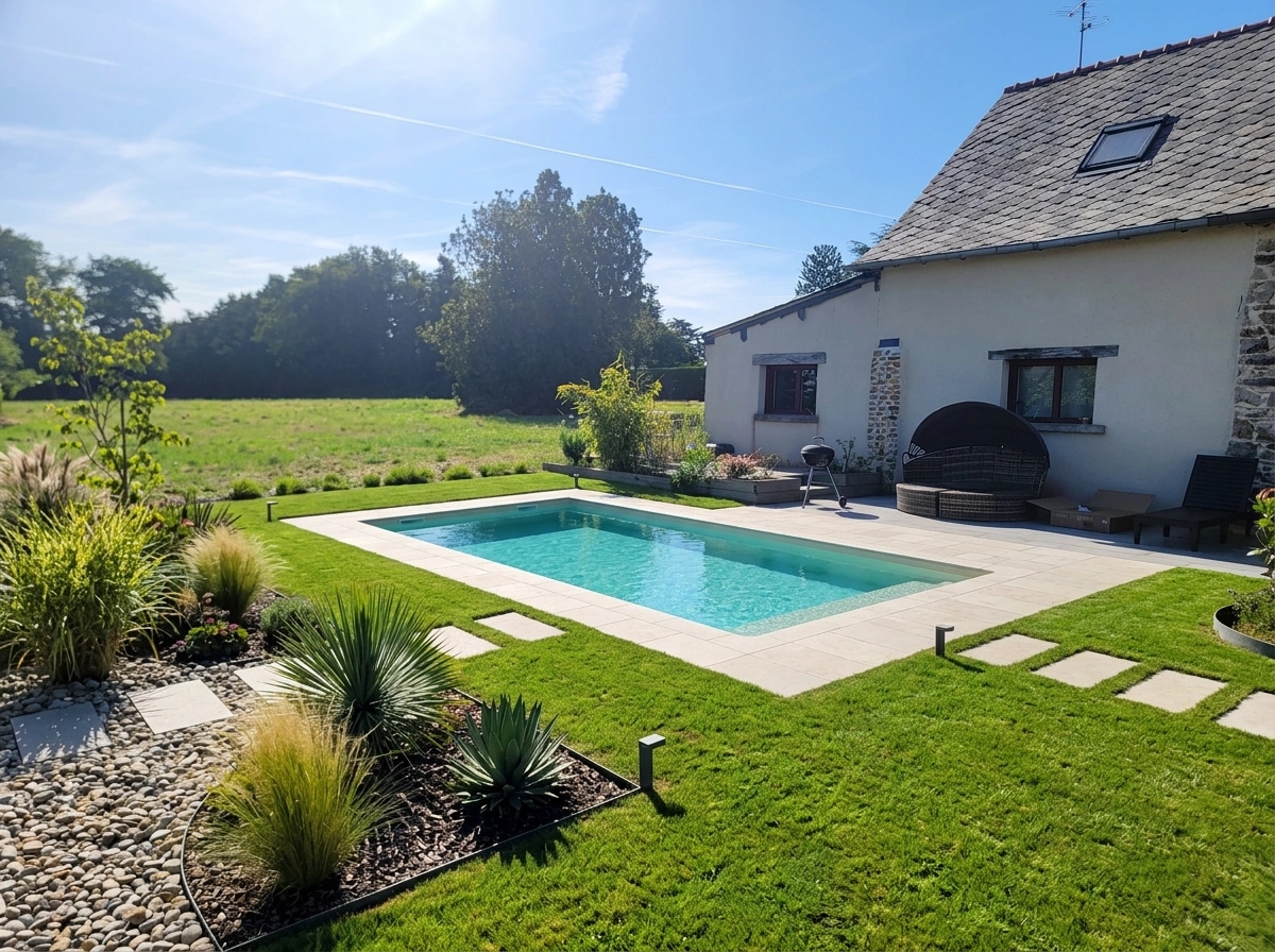 Landscape design in Contemporary Yard style — Yard by GenRoom AI