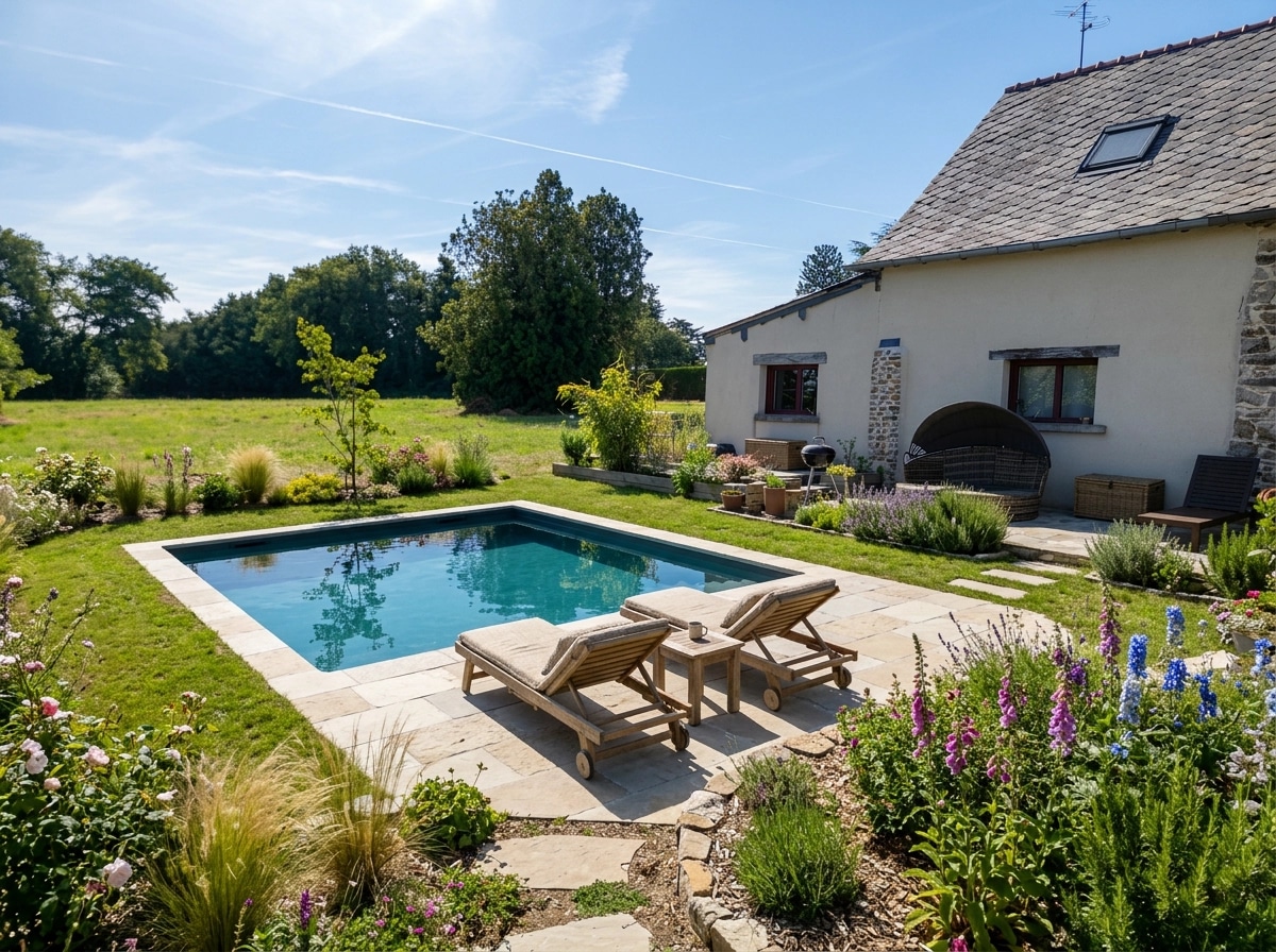 Country Rustic Garden Yard design — yard photo by GenRoom AI