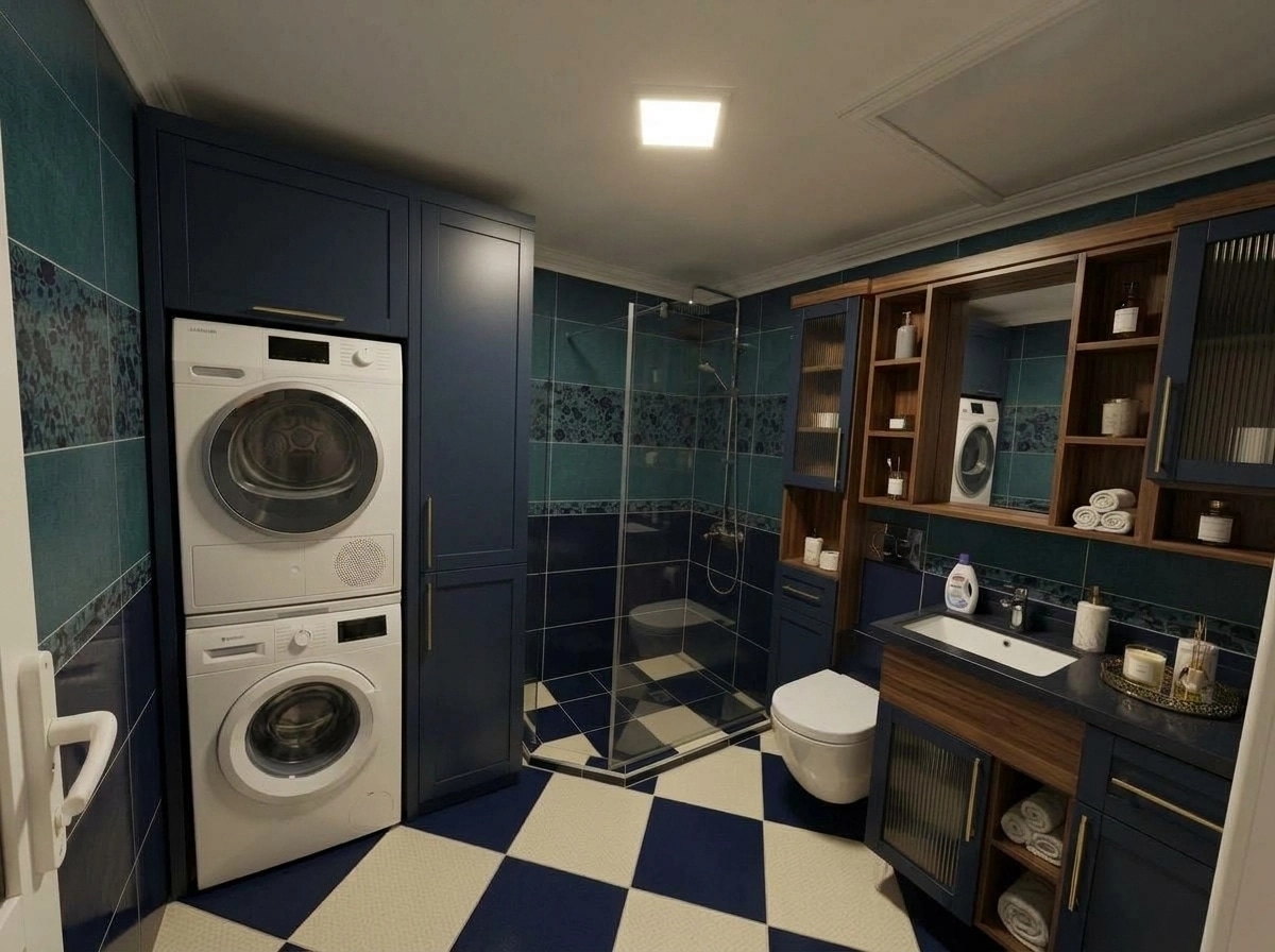 Bathroom interior in no_style style — photo by GenRoom AI