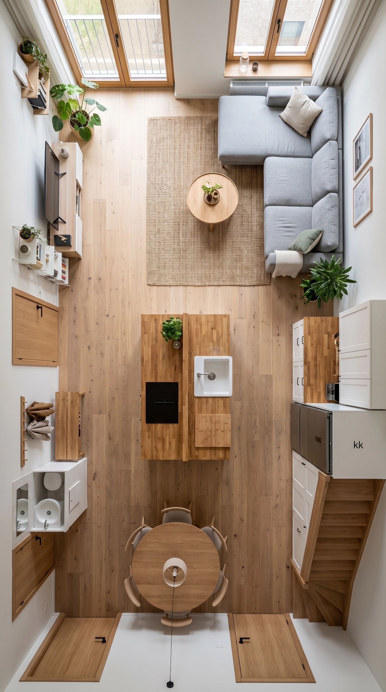 Scandinavian Living Room design — interior photo by GenRoom AI
