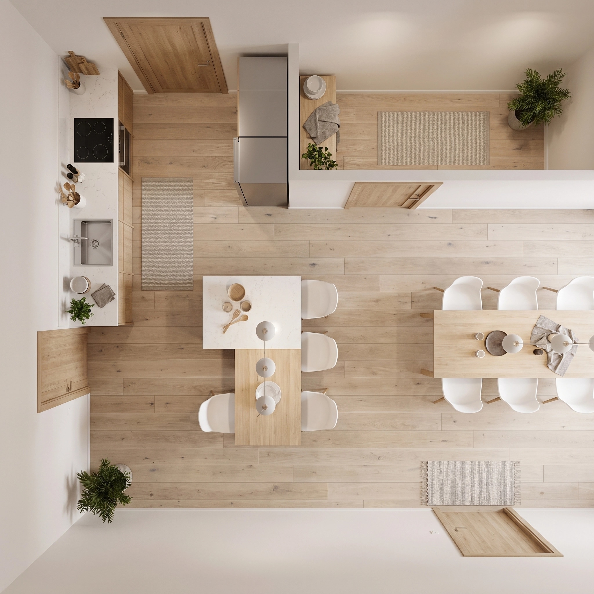 Scandinavian Living Room design — interior photo by GenRoom AI