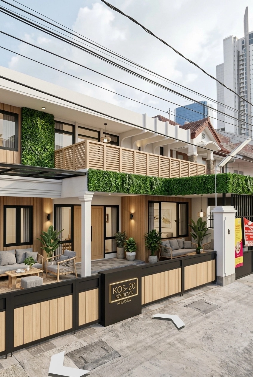 Scandinavian Facade Facade design — facade photo by GenRoom AI