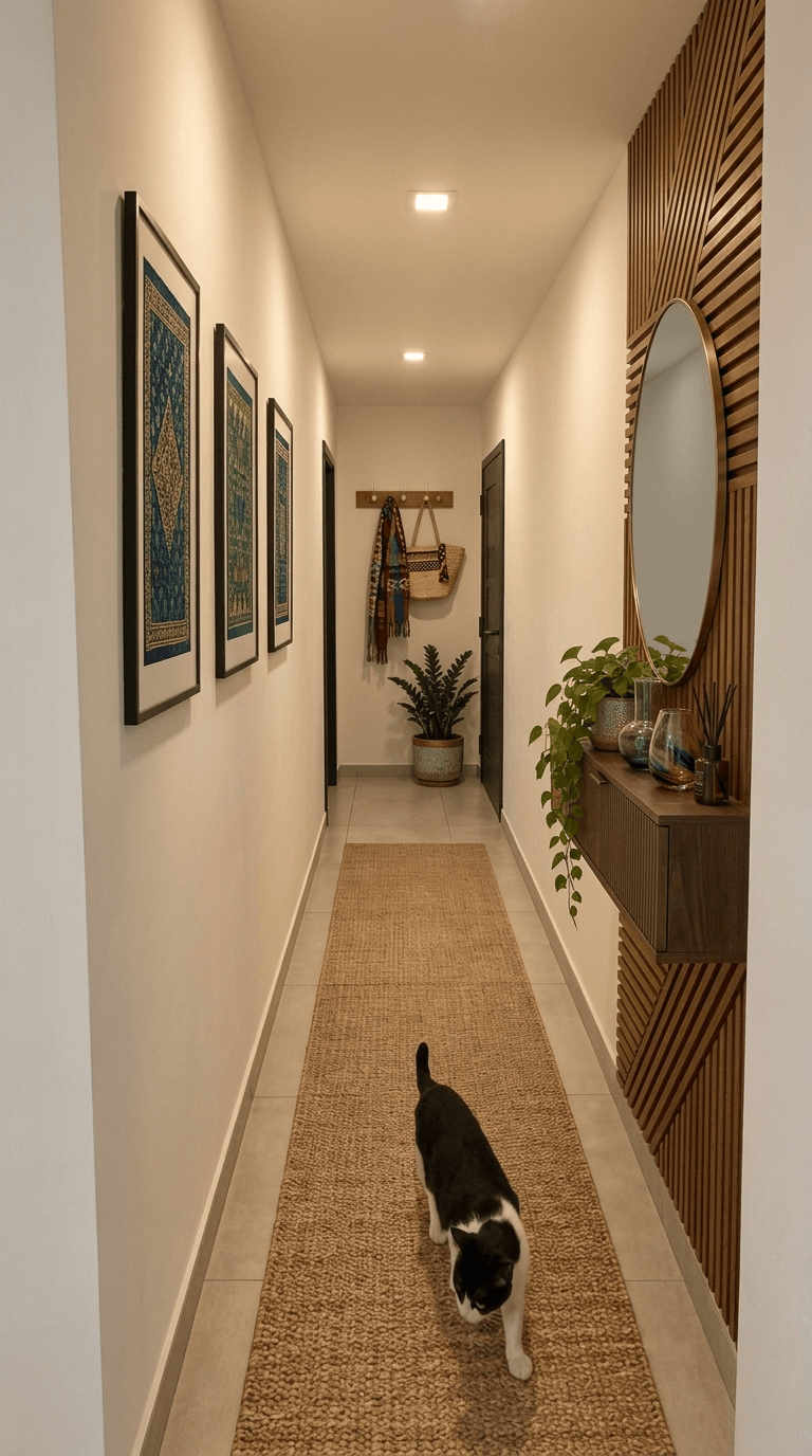 Hallway interior in no_style style — photo by GenRoom AI