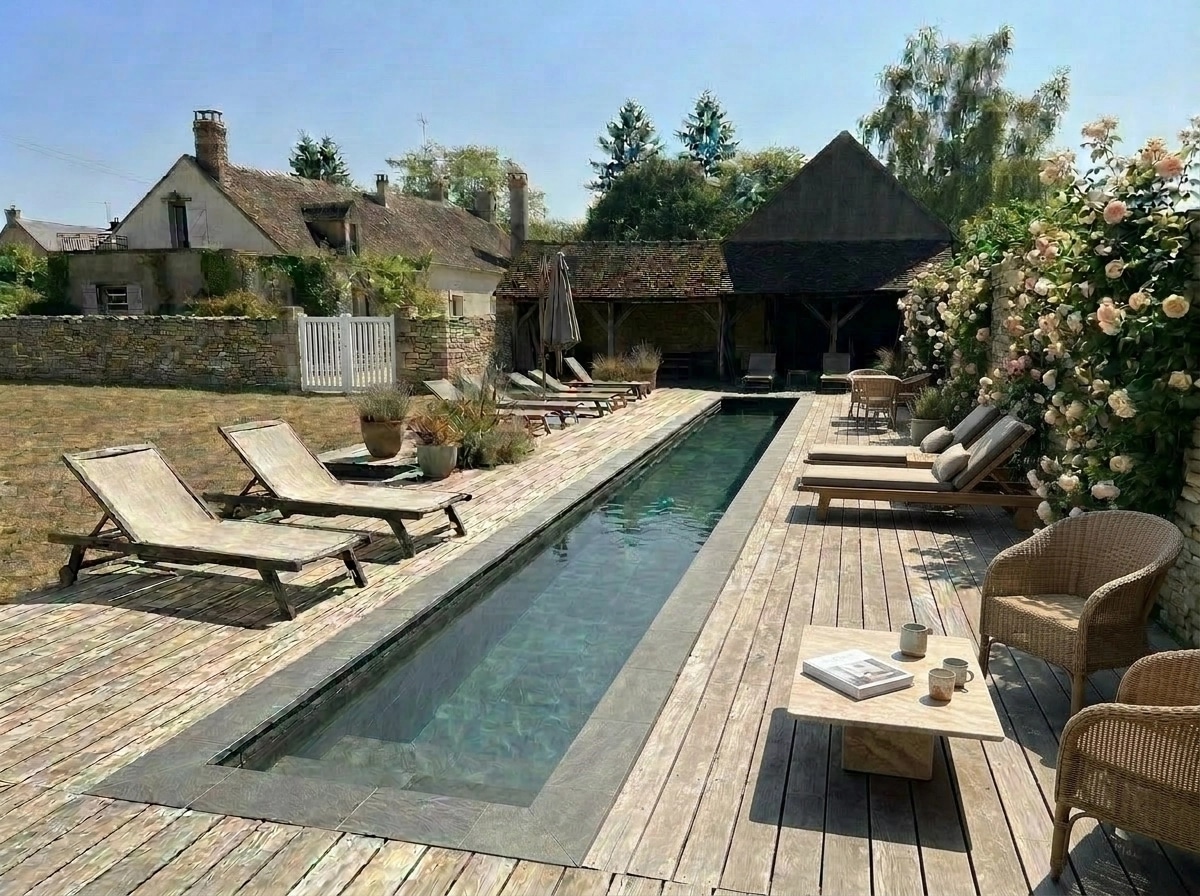 Yard design in no_style style — photo by GenRoom AI