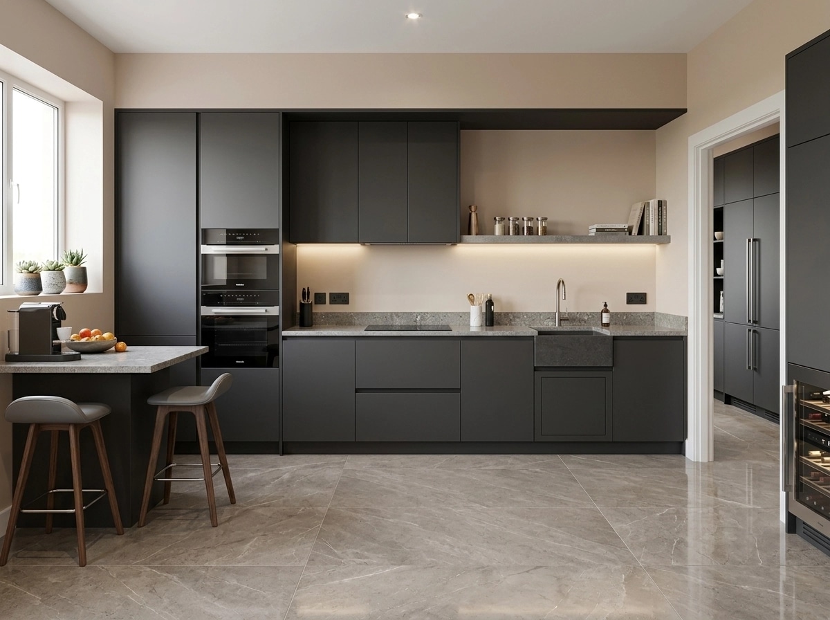 Interior design in Contemporary style — Kitchen by GenRoom AI