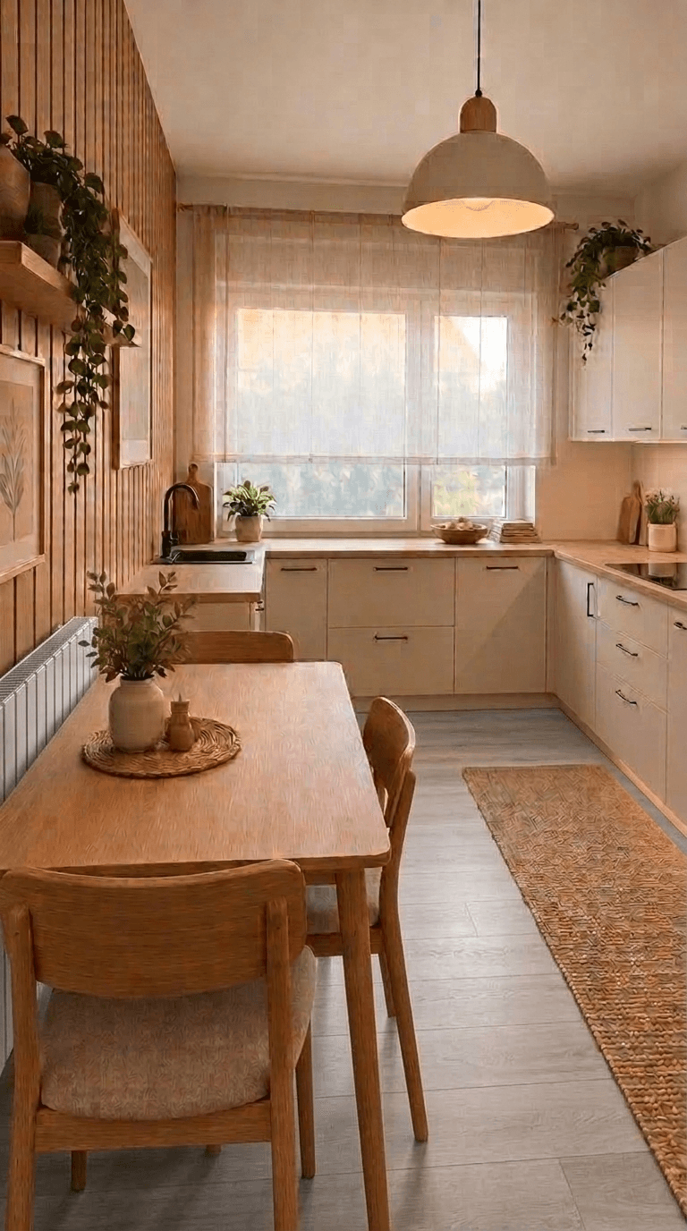 Interior design in Scandinavian style — Kitchen by GenRoom AI