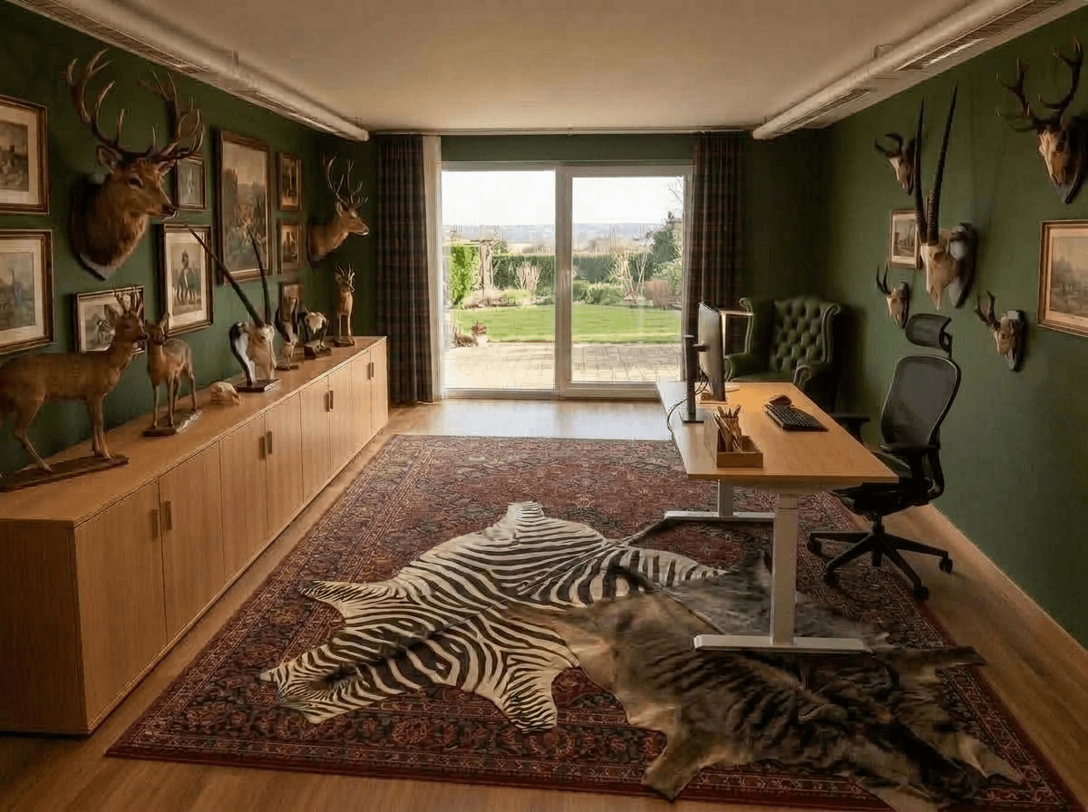 Interior design in Maximalist style — Office by GenRoom AI