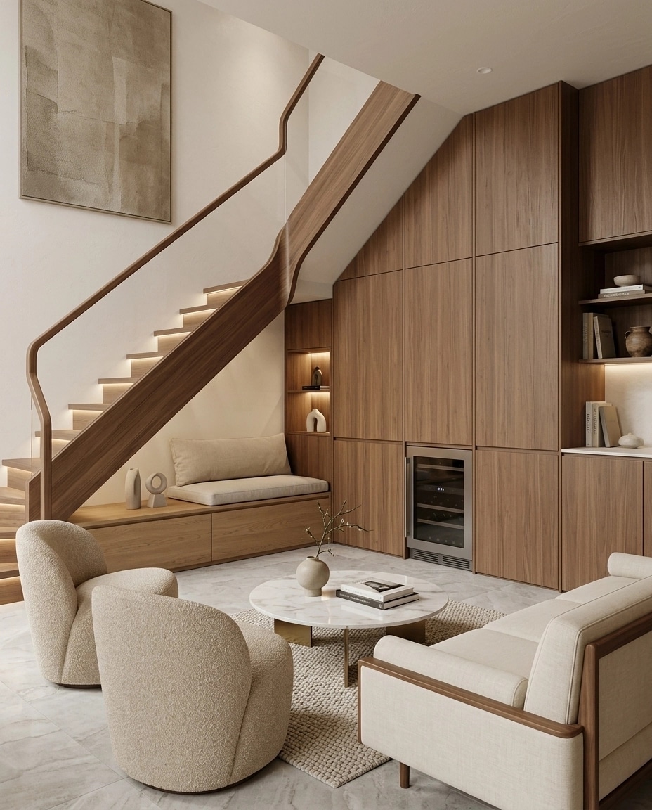 Minimalism Living Room design — interior photo by GenRoom AI