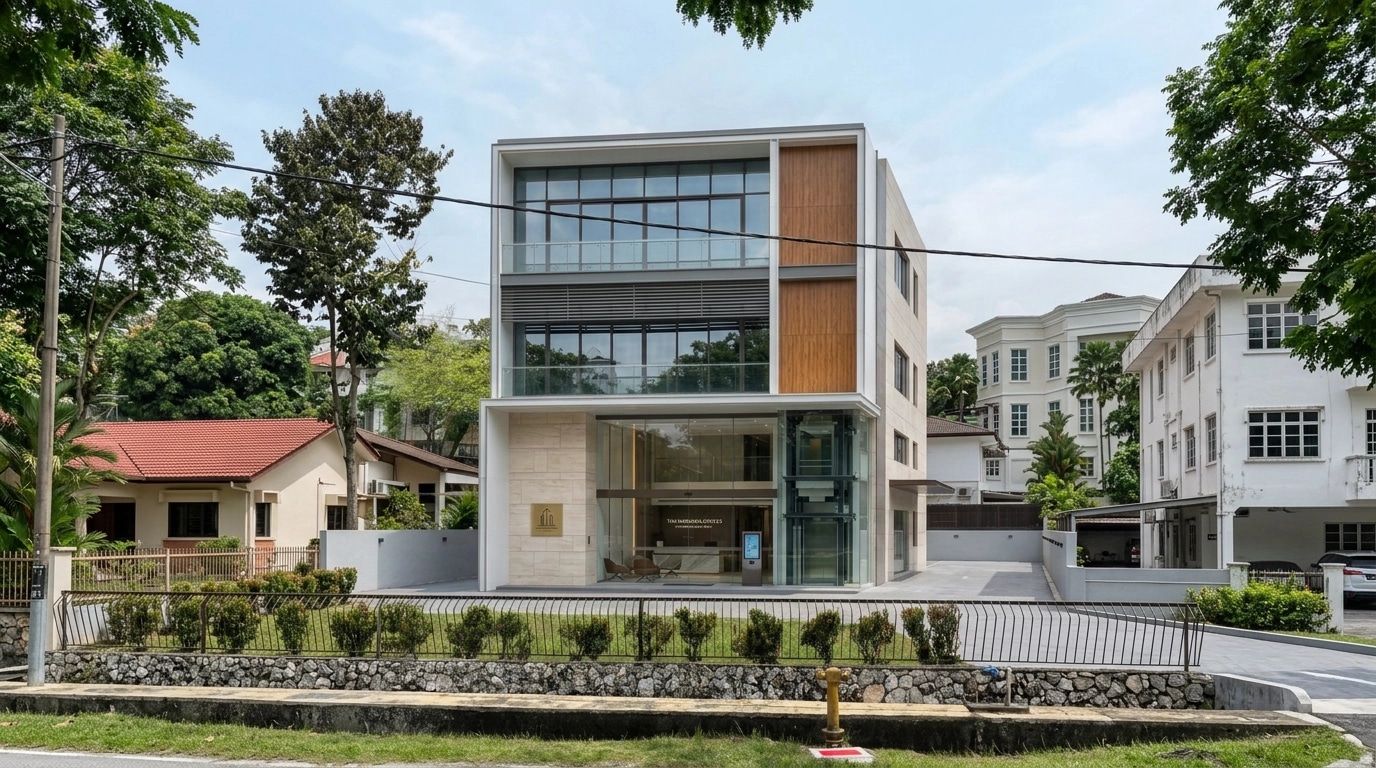 Contemporary Facade Facade design — facade photo by GenRoom AI
