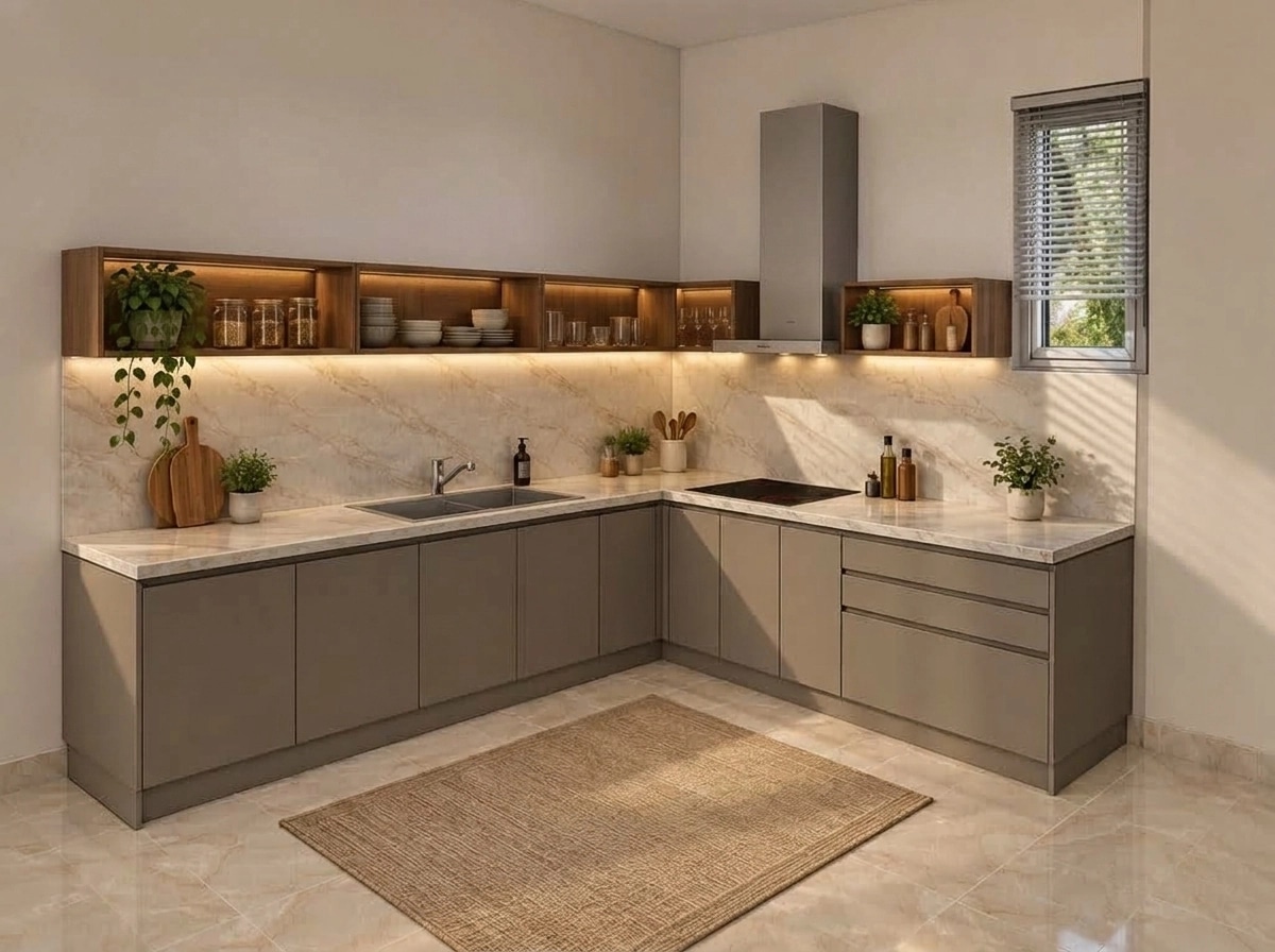 Kitchen interior in no_style style — photo by GenRoom AI