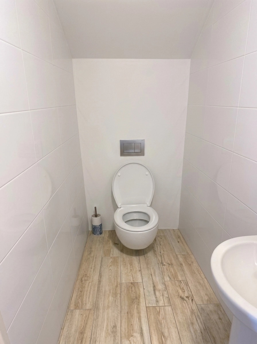 Scandinavian Bathroom design — interior photo by GenRoom AI
