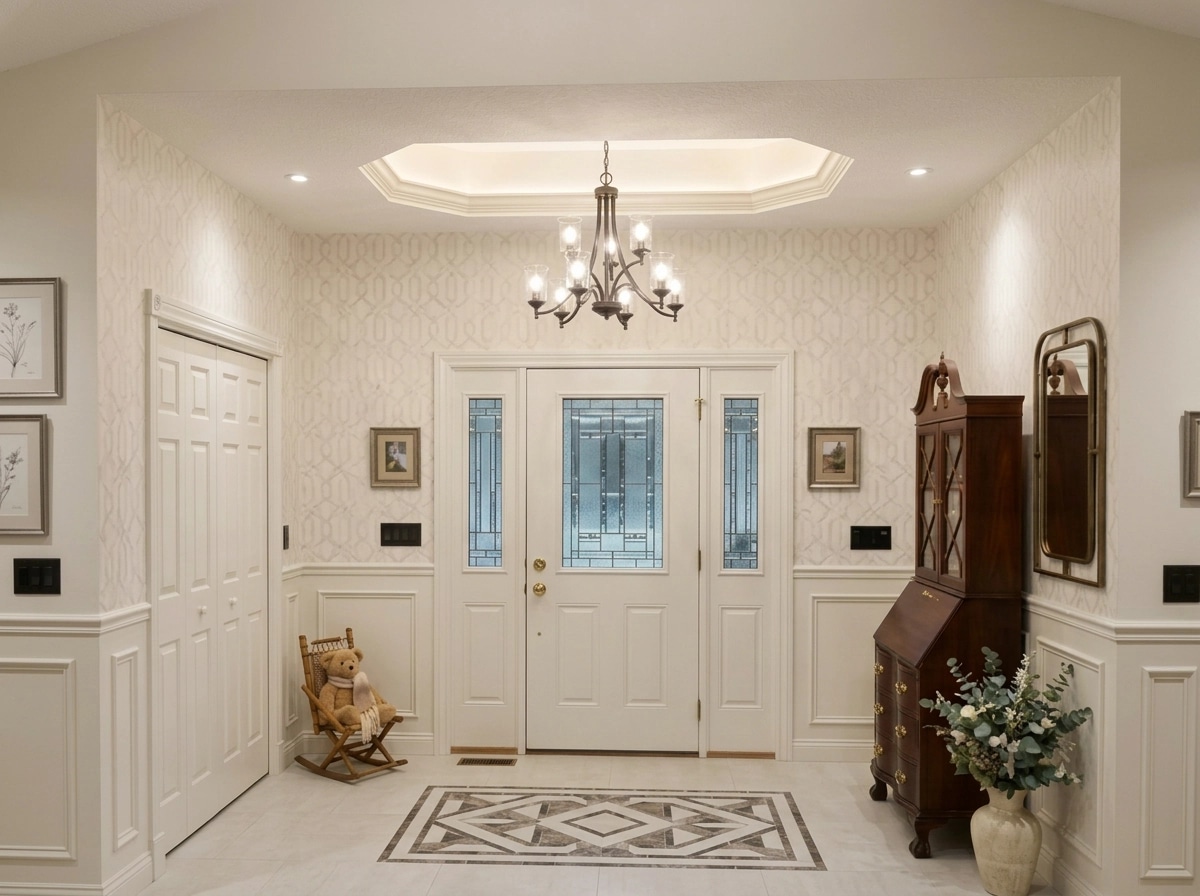Hallway interior in Transitional style — photo by GenRoom AI