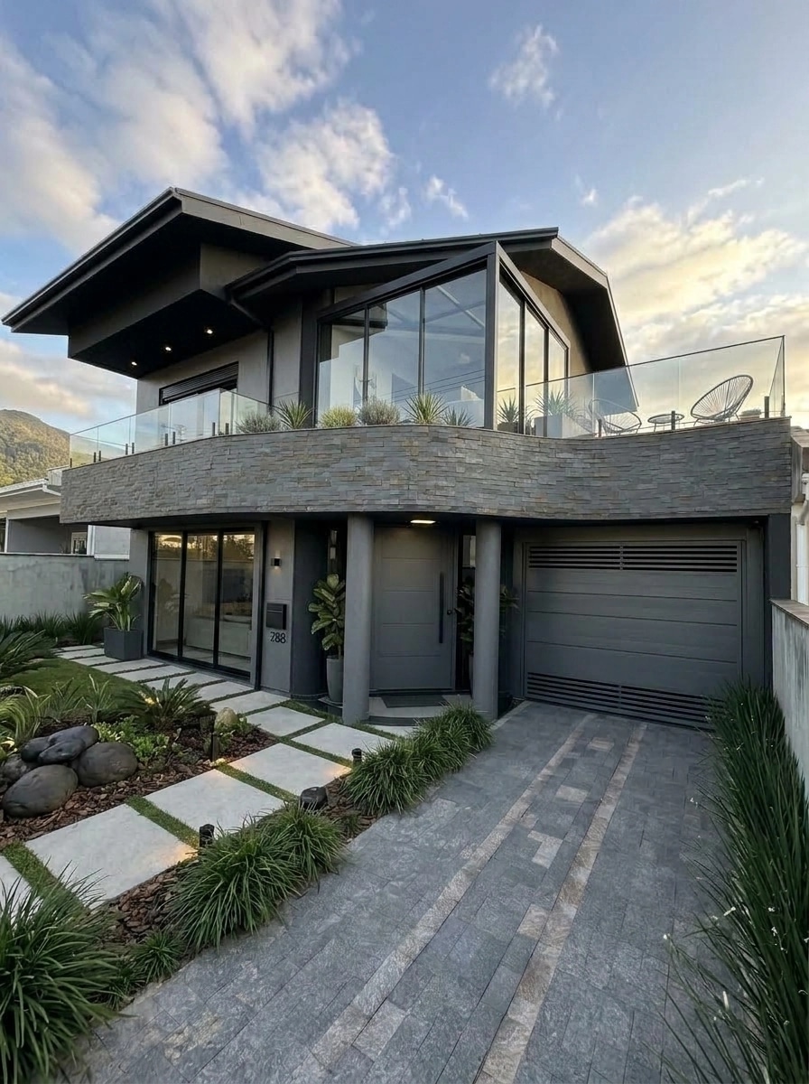 Contemporary Facade Facade design — facade photo by GenRoom AI