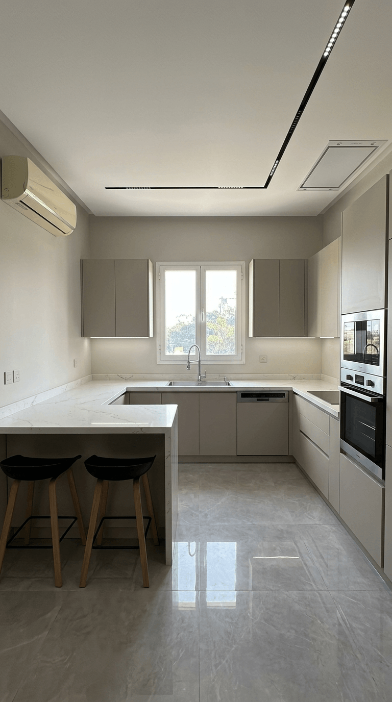 Kitchen interior in Contemporary style — photo by GenRoom AI