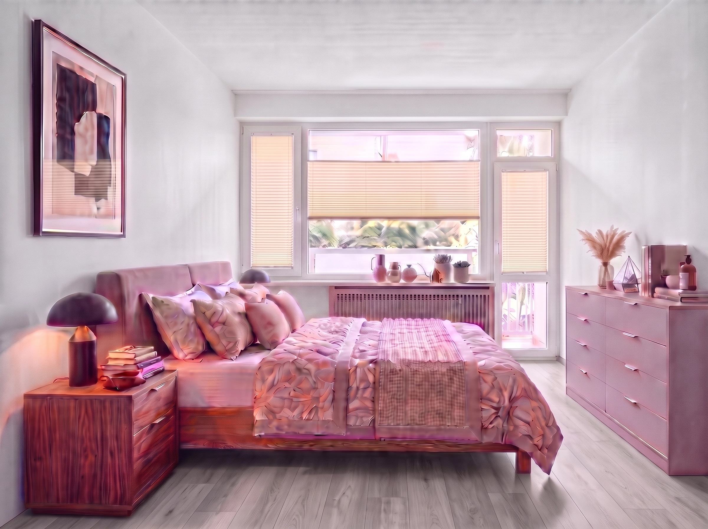Contemporary Bedroom design — interior photo by GenRoom AI