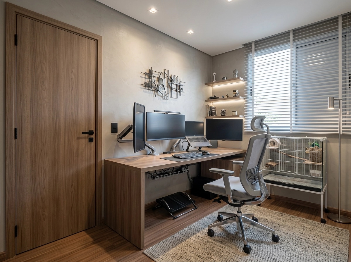Interior design in Contemporary style — home_office by GenRoom AI