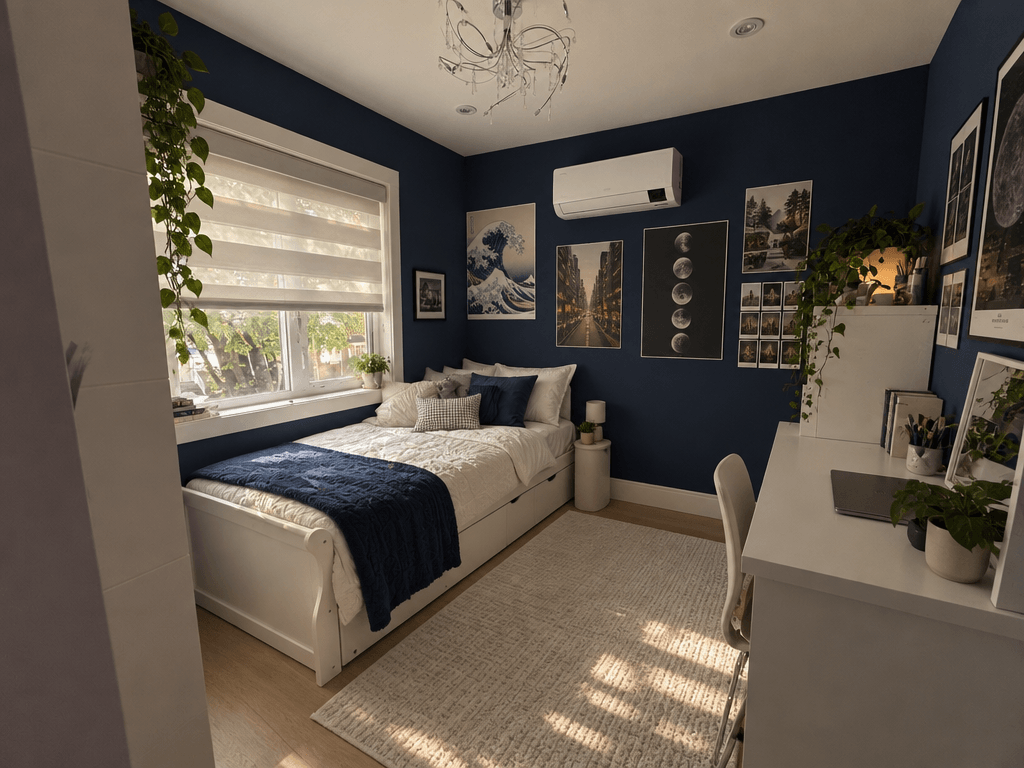 Minimalism Bedroom design — interior photo by GenRoom AI