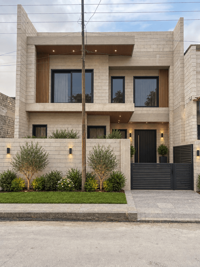Facade design in Contemporary Facade style — Facade by GenRoom AI