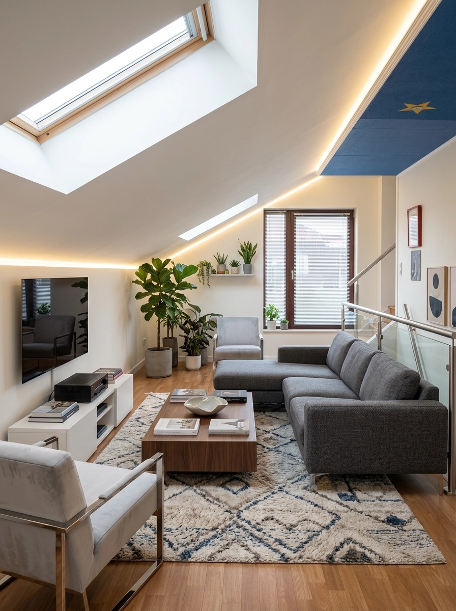 Interior design in Contemporary style — Living Room by GenRoom AI