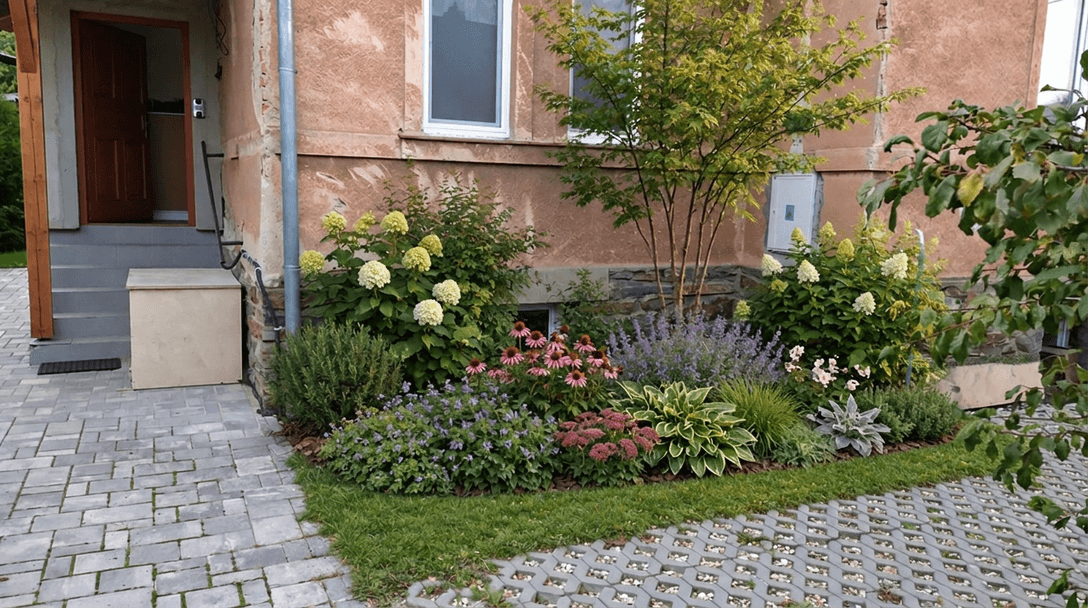 Landscape design in Eco Natural Garden style — Yard by GenRoom AI
