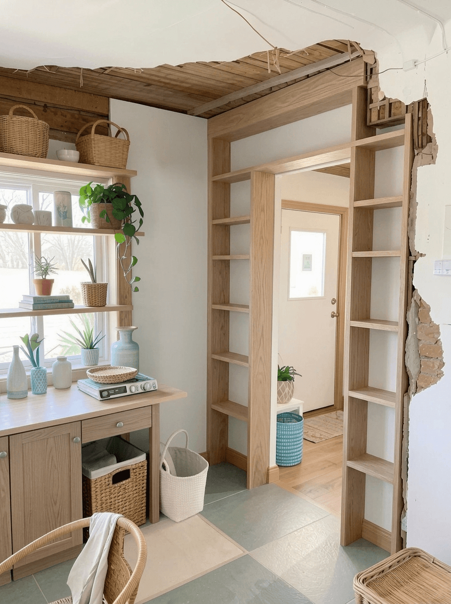 Kitchen interior in Scandinavian style — photo by GenRoom AI