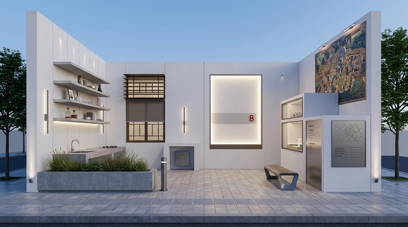 Facade design in Minimalist Facade style — Facade by GenRoom AI