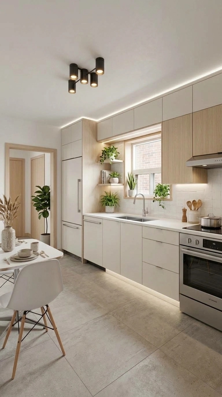 Interior design in Scandinavian style — Kitchen by GenRoom AI