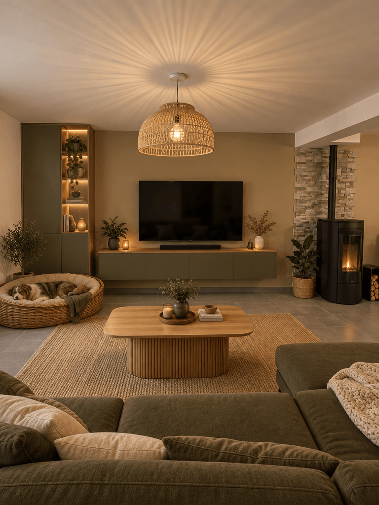 Scandinavian Living Room design — interior photo by GenRoom AI