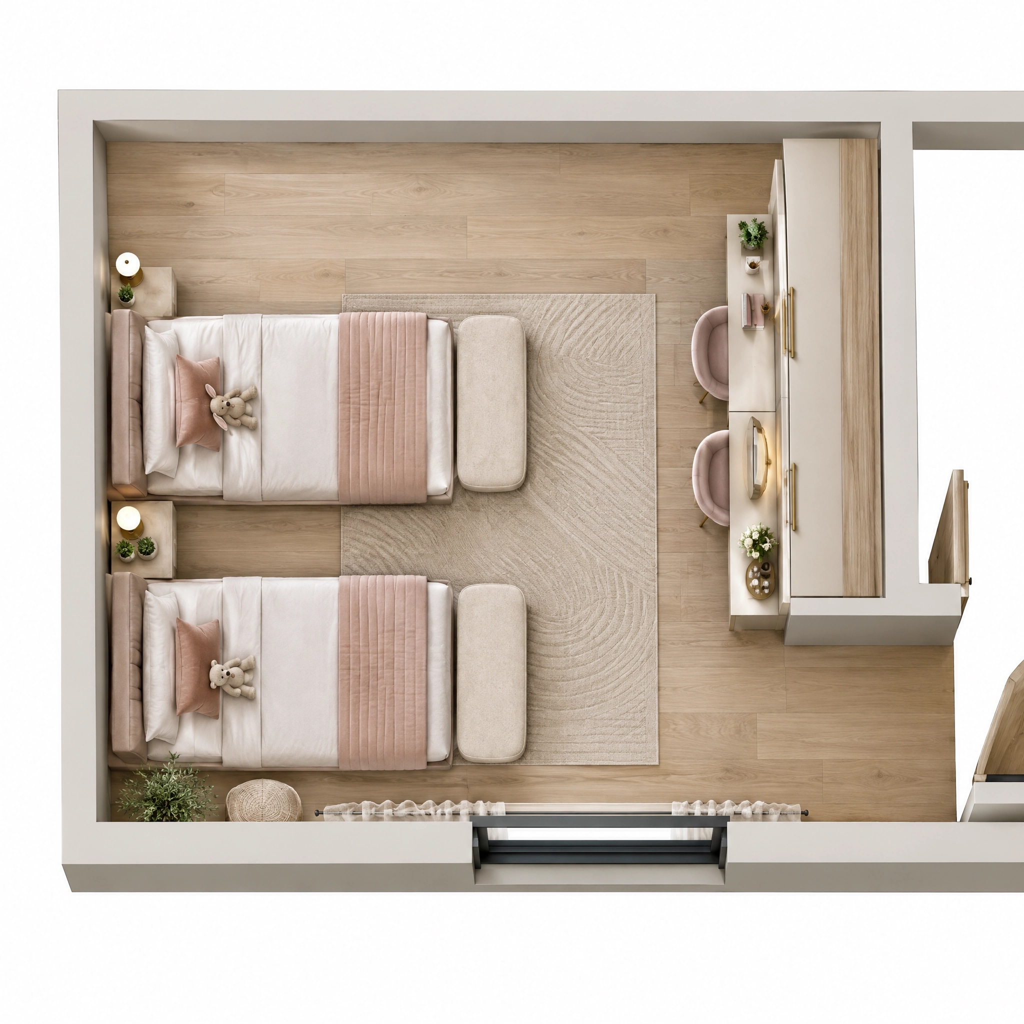 Interior design in Contemporary style — Living Room by GenRoom AI