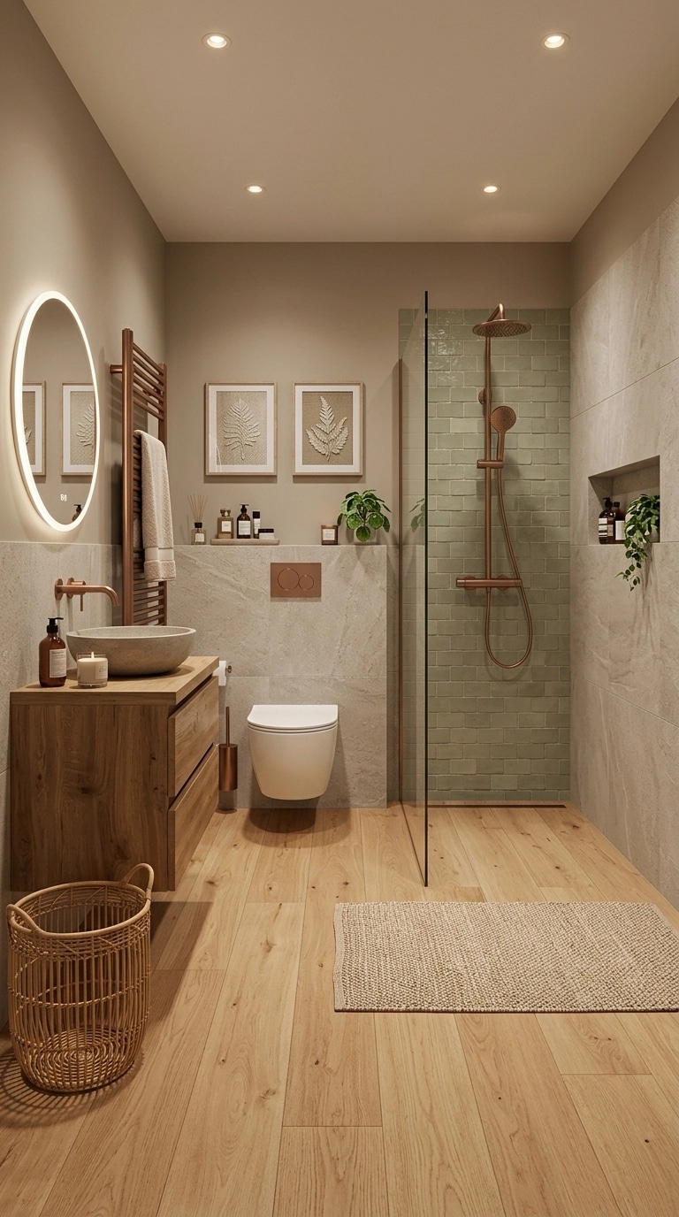 Bathroom interior in no_style style — photo by GenRoom AI