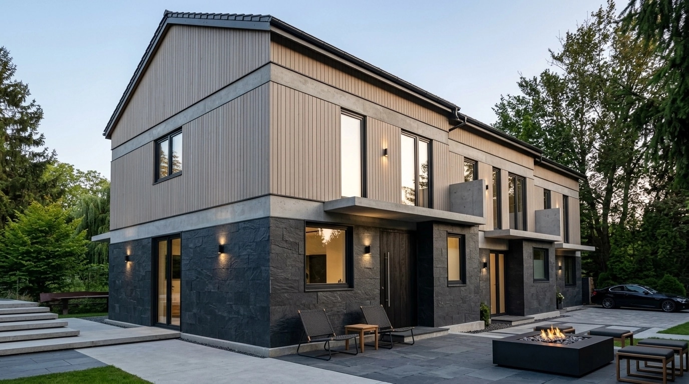 Contemporary Facade Facade design — facade photo by GenRoom AI