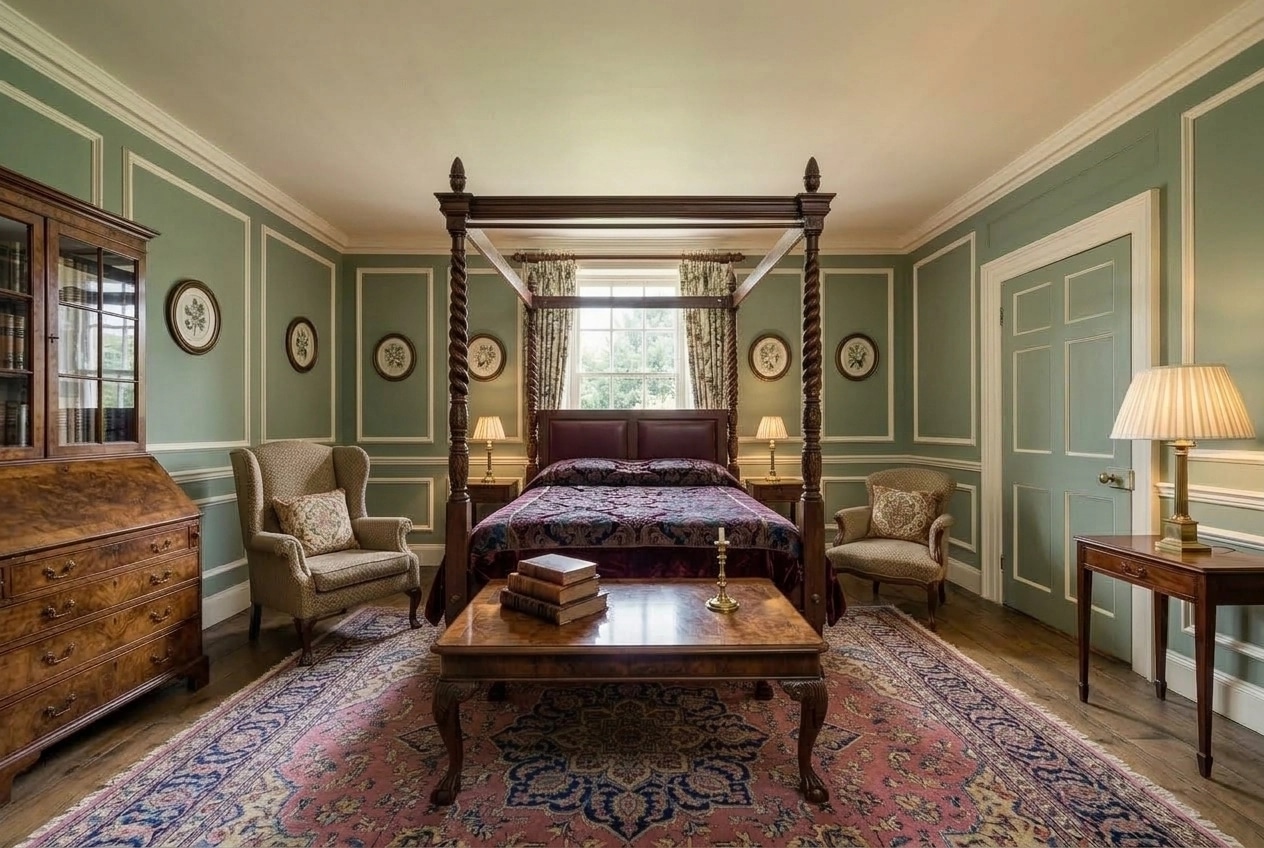 Interior design in British style — Living Room by GenRoom AI