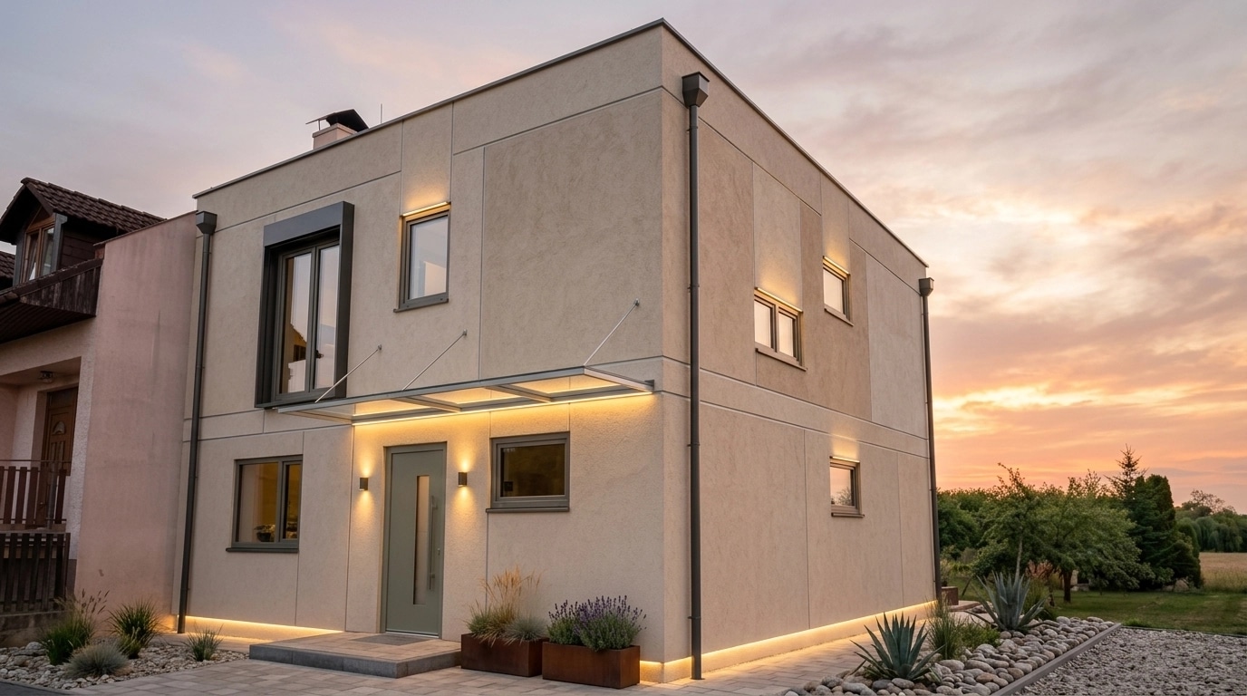 Minimalist Facade Facade design — facade photo by GenRoom AI