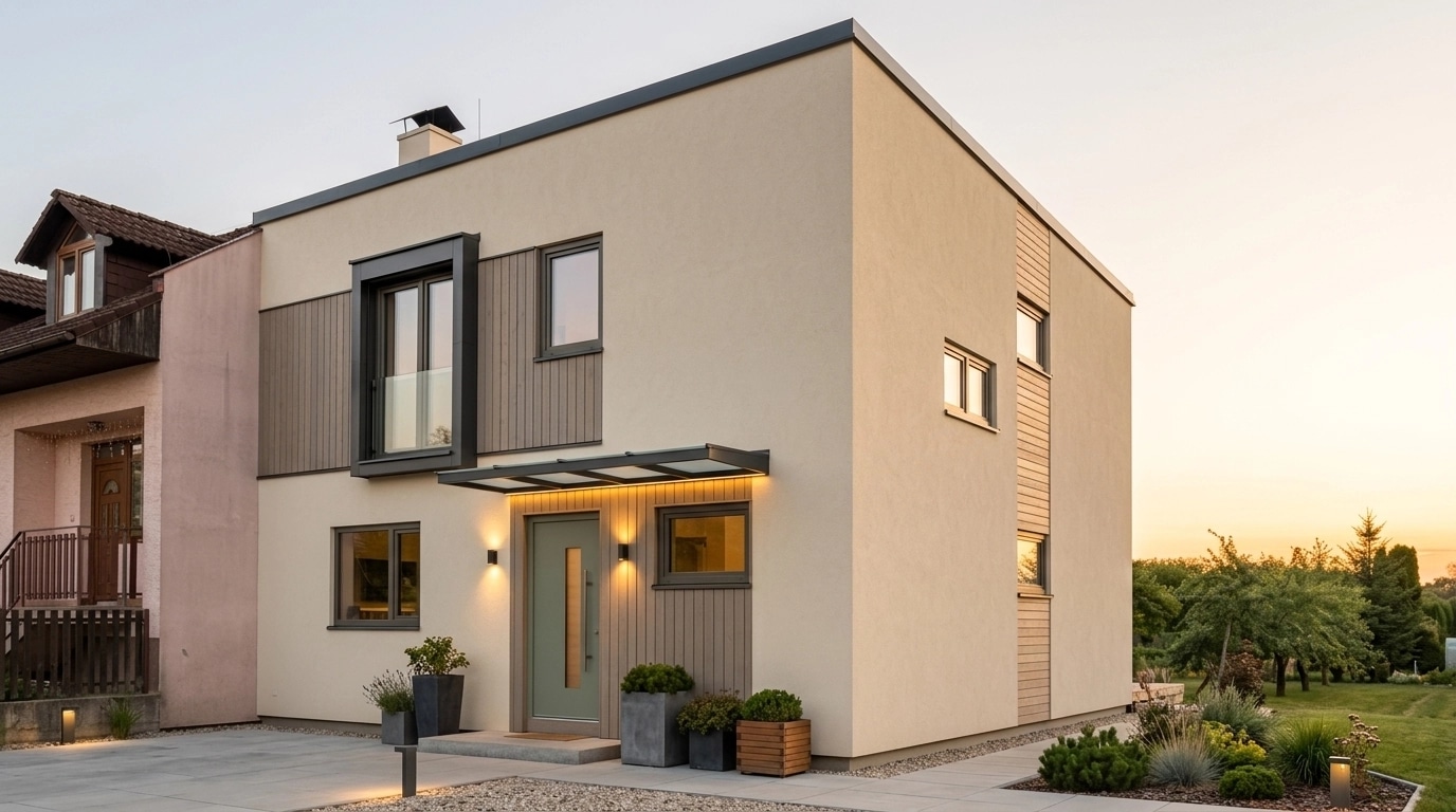 Scandinavian Facade Facade design — facade photo by GenRoom AI