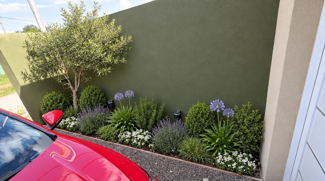 Landscape design in Minimalist Yard style — Yard by GenRoom AI