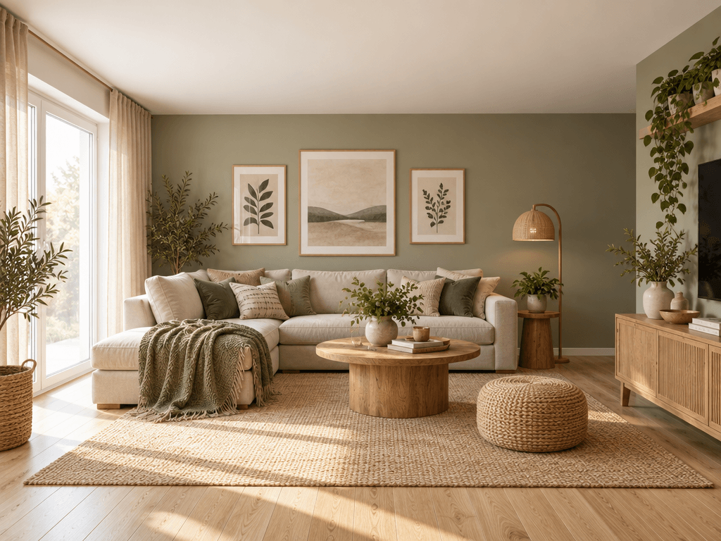 Design d'intérieur en style Scandinavian — Salon par GenRoom AI